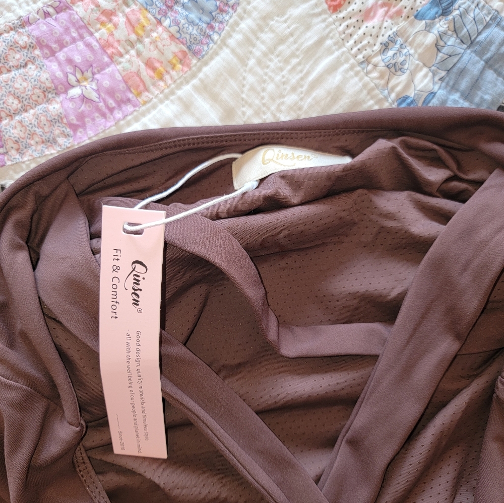 NWT large Womens Crewneck Criss Cross Open Back Tennis Dress - Picture 4 of 5